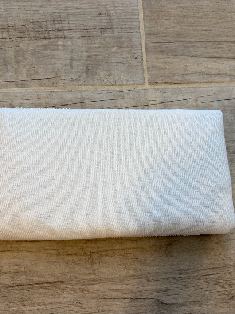 Francesca's Collections Beaded 'Marriage Material' Clutch in White and Blue - Picture 3 of 3